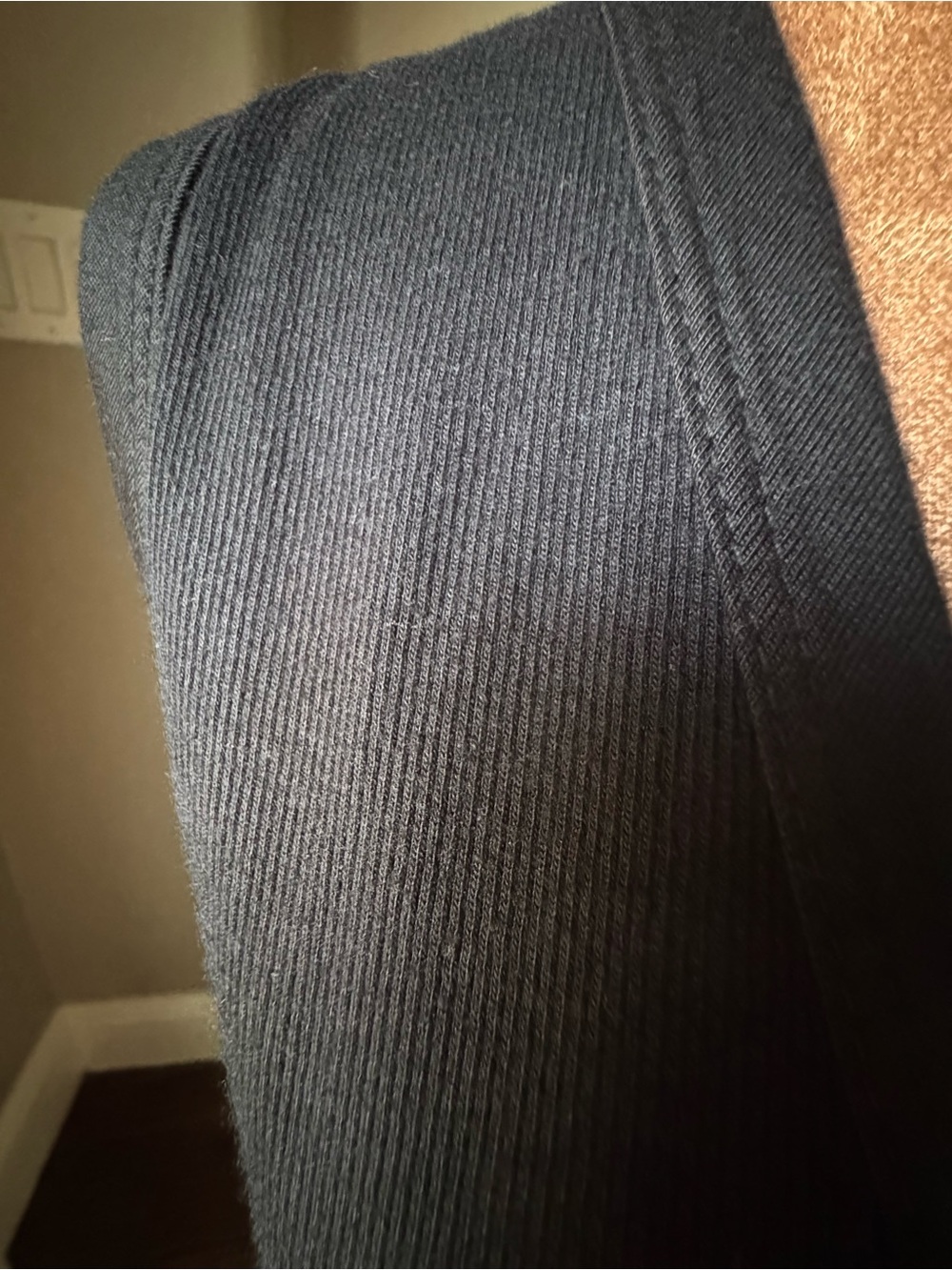 PerfectWhiteTee Jordan Ribbed U Neck Black Tank XL - Picture 6 of 10